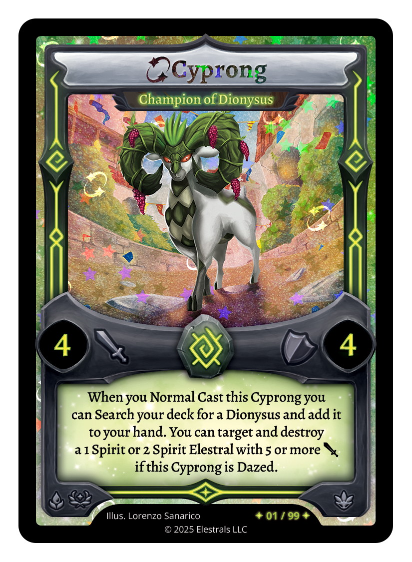 Cyprong - Champion of Dionysus - XX/99